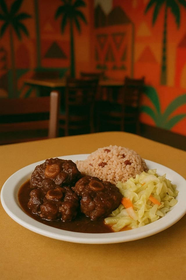 Oxtail Dinner.